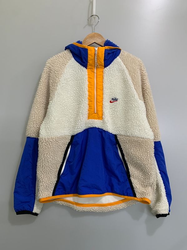 【中古品】 NIKE ナイキ HALF ZIP HOODIE WINTER BV3767-133 ハーフジップ フーディー ウィンター メンズ アウター ボアフリース 【148-260505-em-50-min】