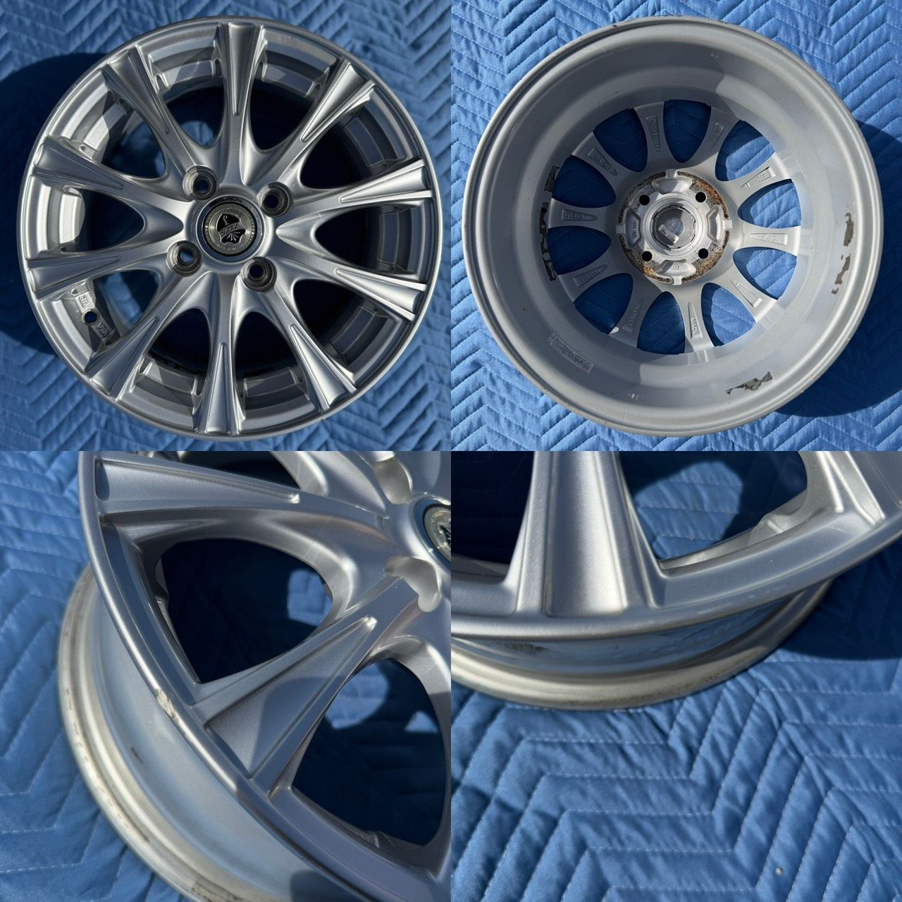 Weds JOKER 14インチ アルミホイール 4本セット 14×5.5J PCD100 4穴