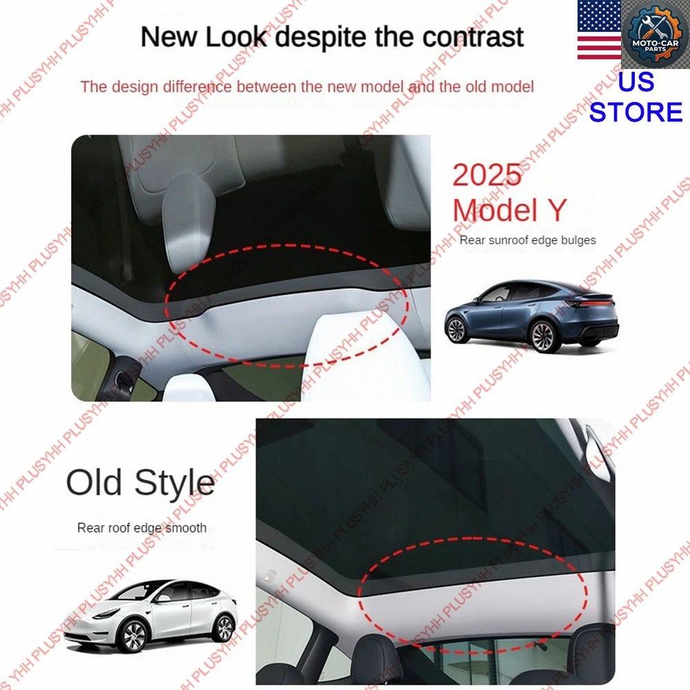 モデルY 2025 ジュニパーサンズ テスラ アイスクロス バックル サンペアガラス フロント リア スカイライト 断熱材