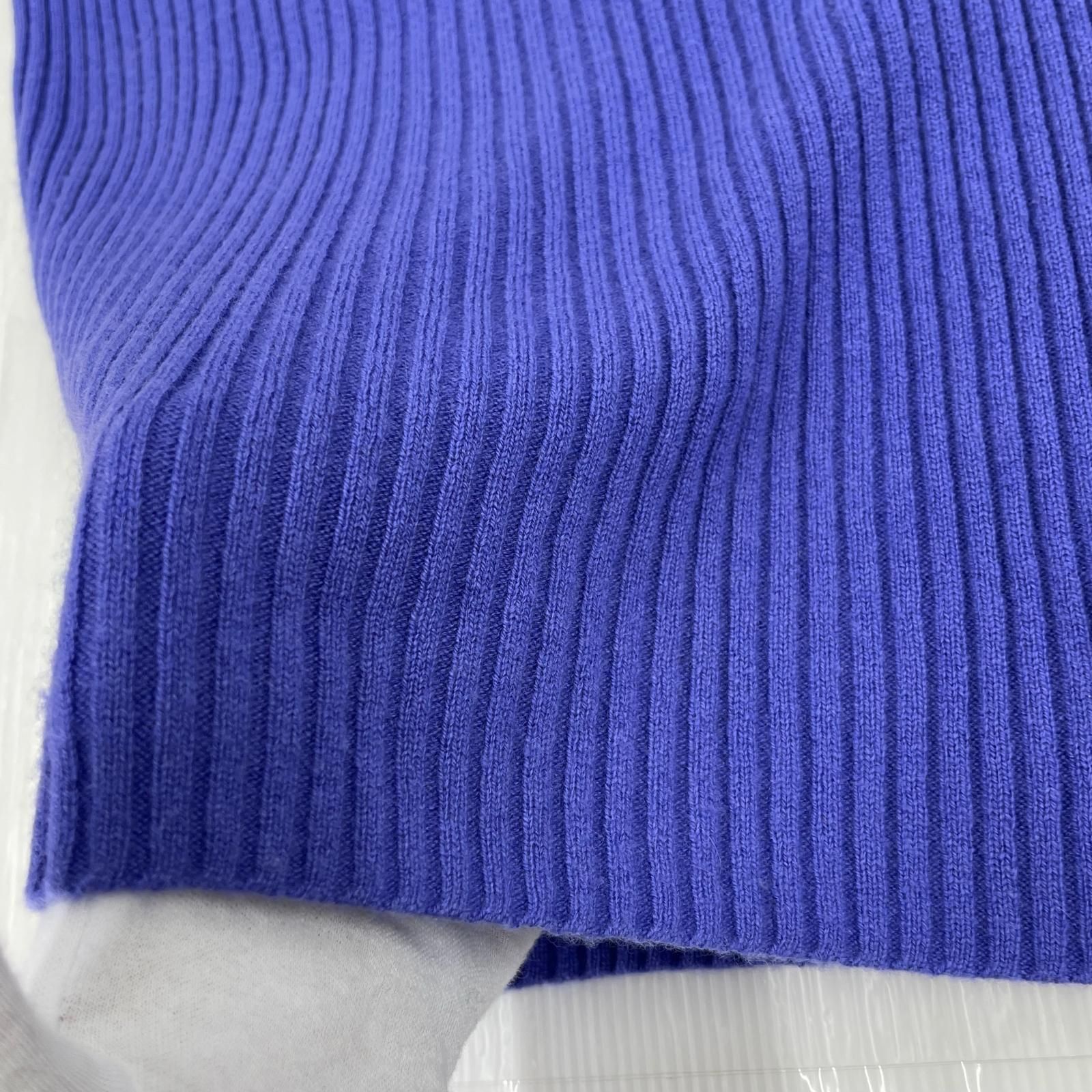 BLAMINK ブラミンク カシミヤ タートルネック リブニット size36