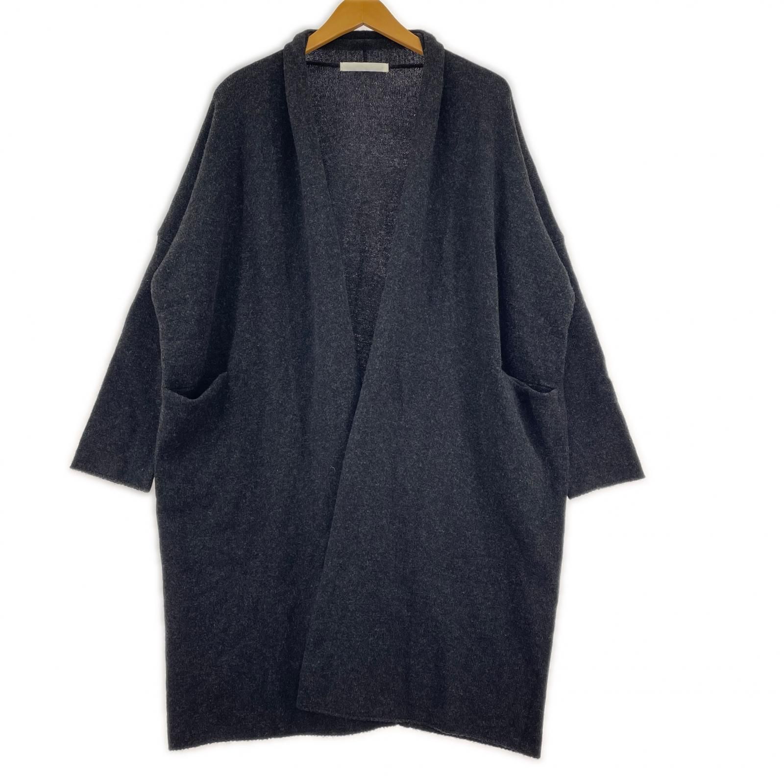 evam eva エヴァムエヴァ wool sable robe V243K917 ニット ロング