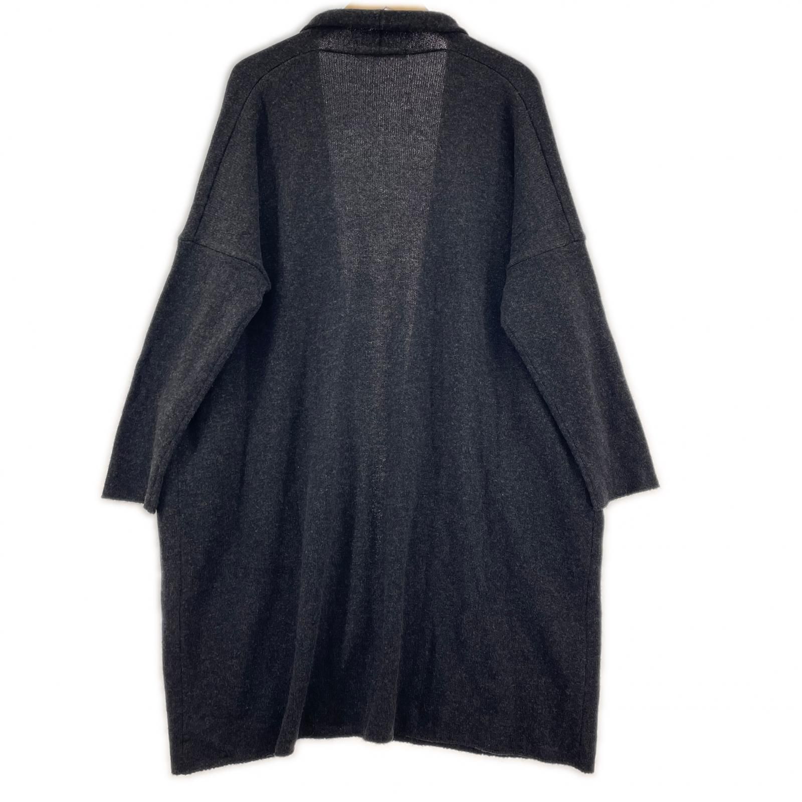 evam eva エヴァムエヴァ wool sable robe V243K917 ニット ロング