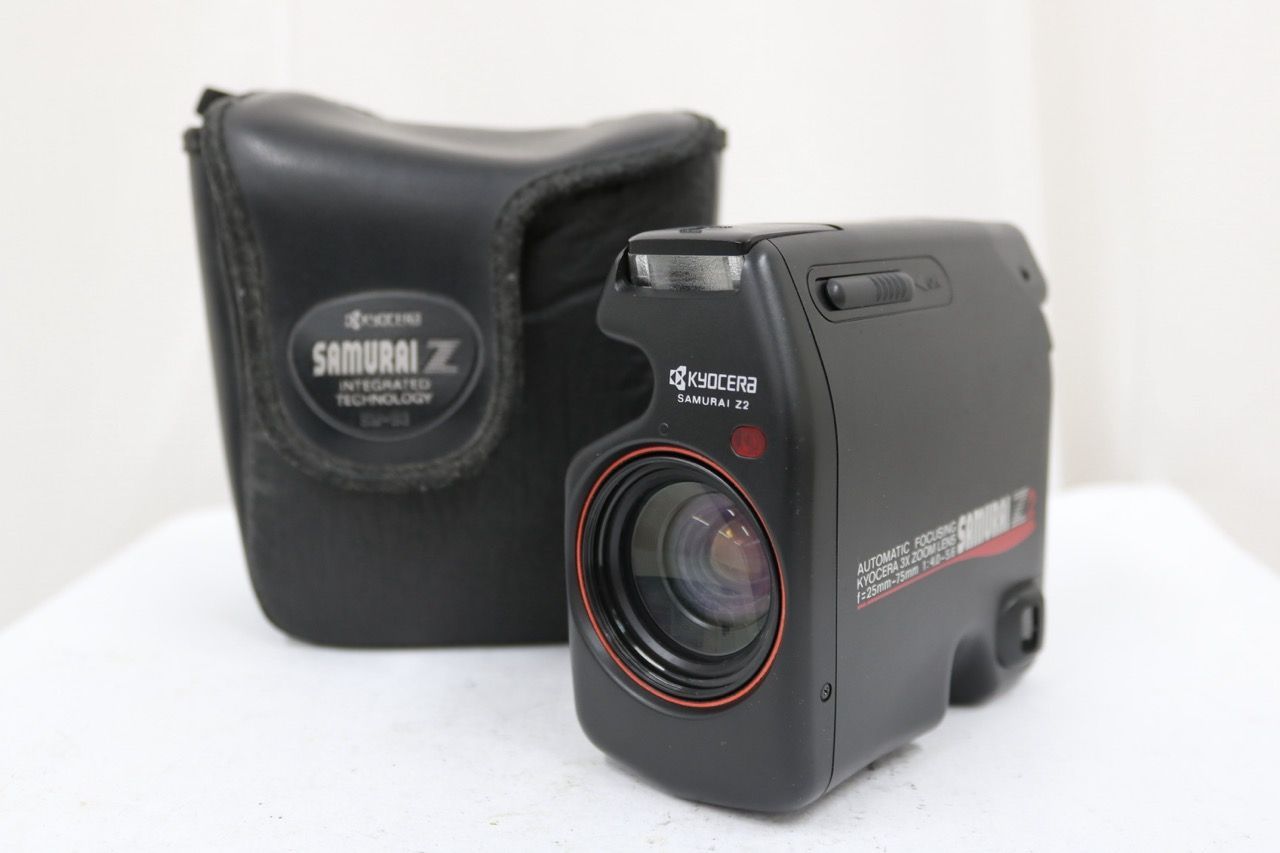 【返品保証】 京セラ Kyocera SAMURAI Z2 25-75mm F4-5.6 ケース付き コンパクトカメラ e10676