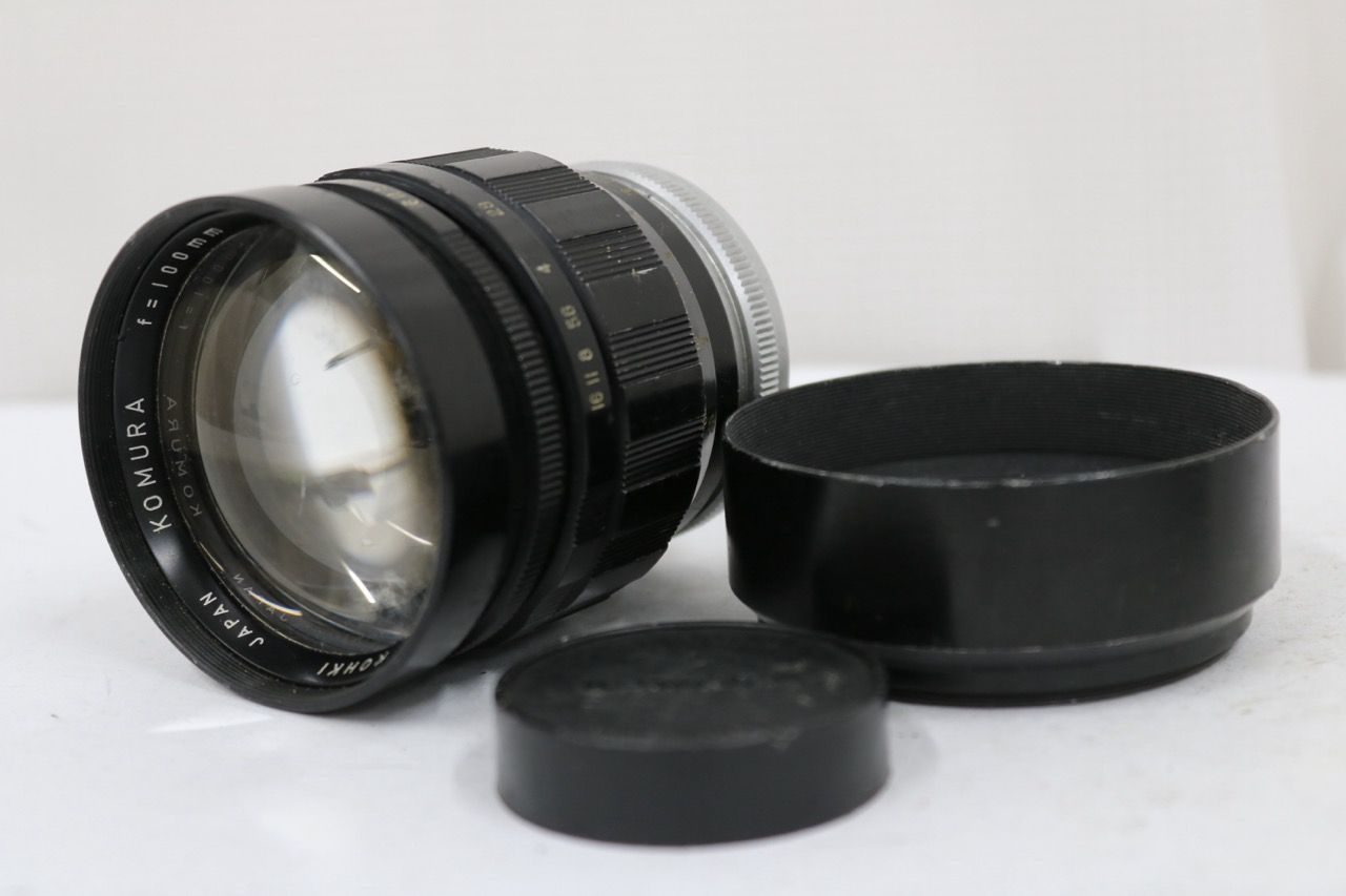 【訳あり品】 コムラ Komura 100mm F1.8 レンズ e10618