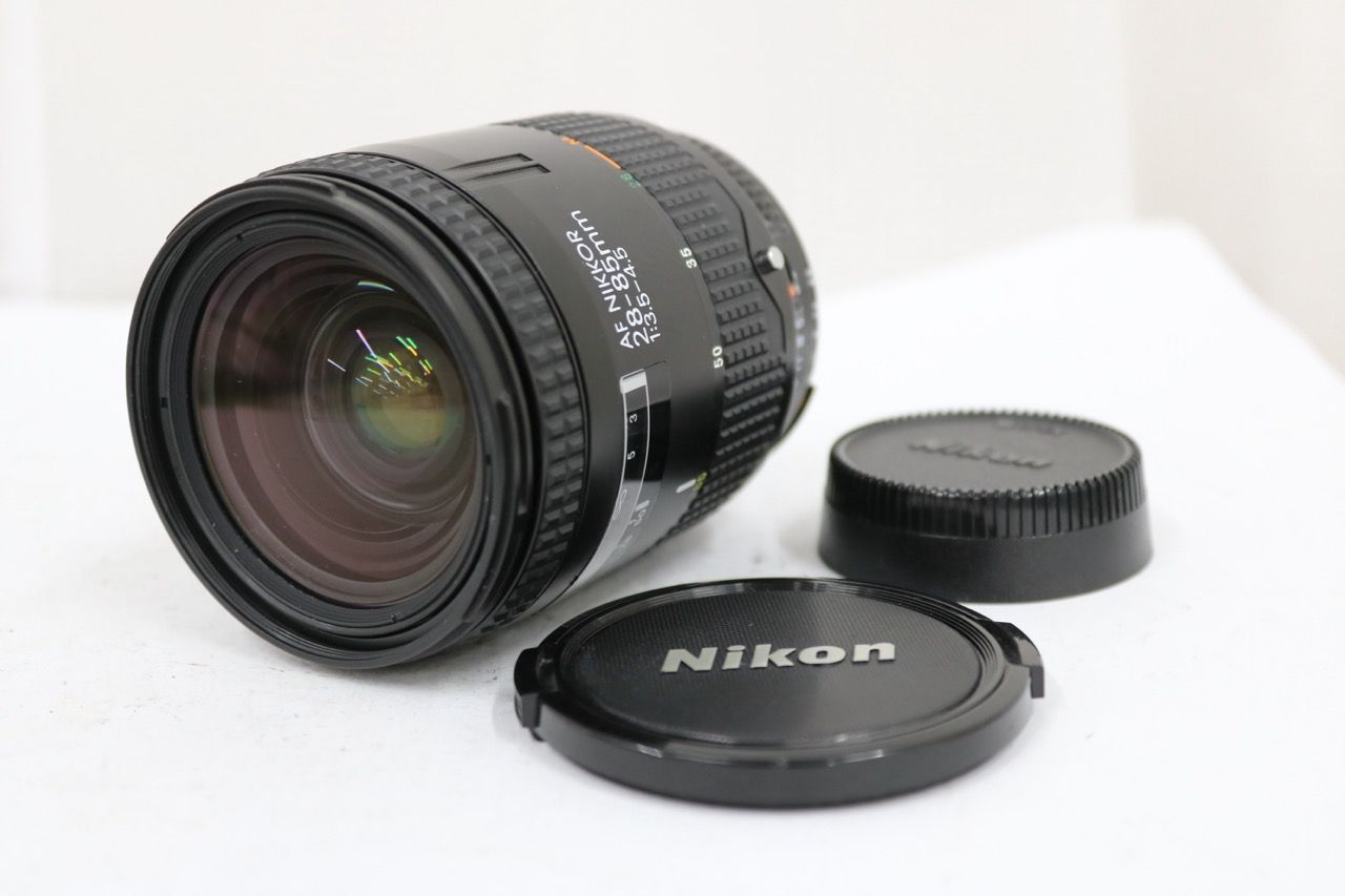 【返品保証】 ニコン Nikon AF NIKKOR 28-85mm F3.5-4.5 前後キャップ付き レンズ e10654