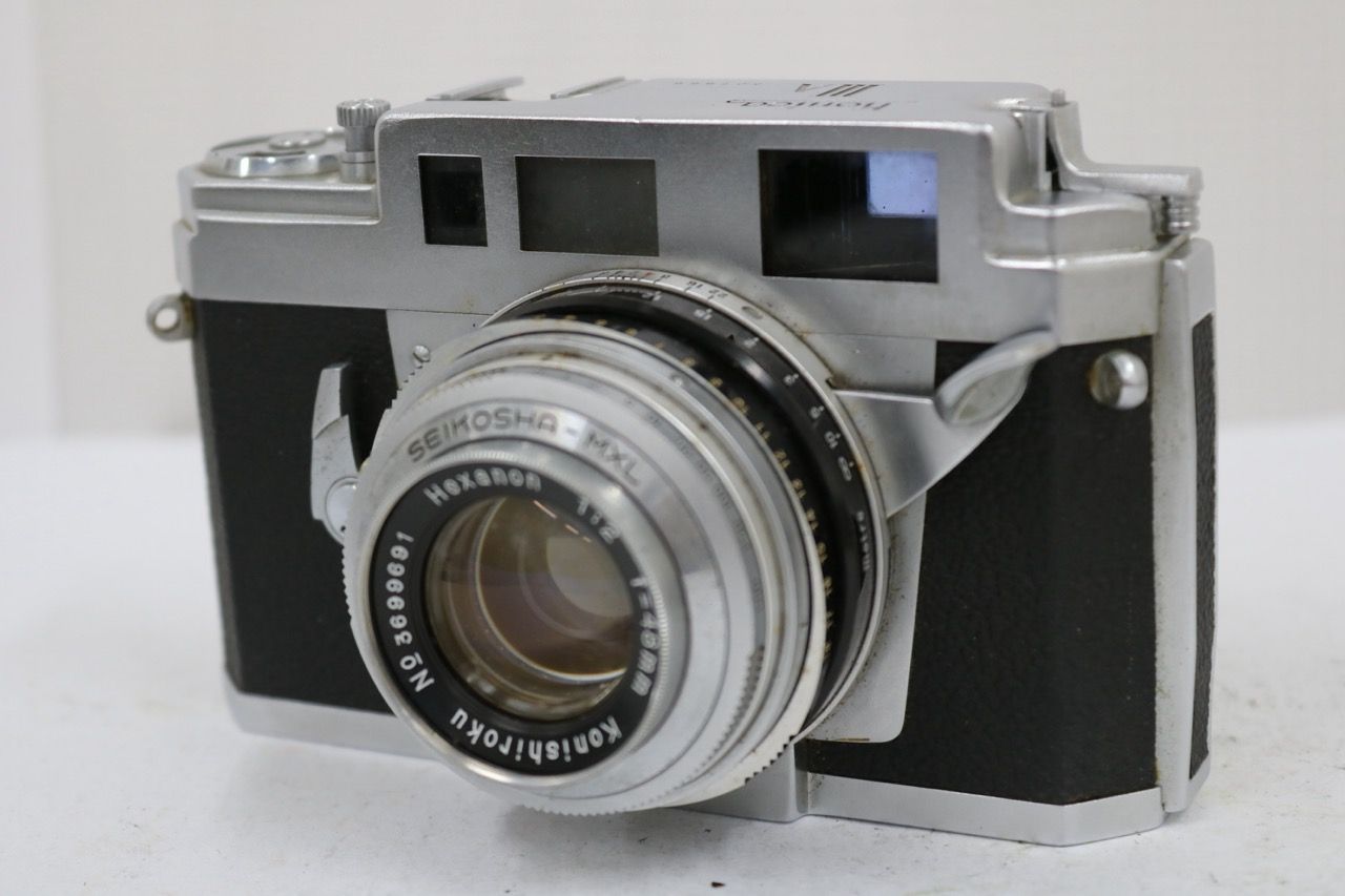 【訳あり品】 コニカ KONICA III A Hexanon 48mm F2 レンジファインダー カメラ e10638
