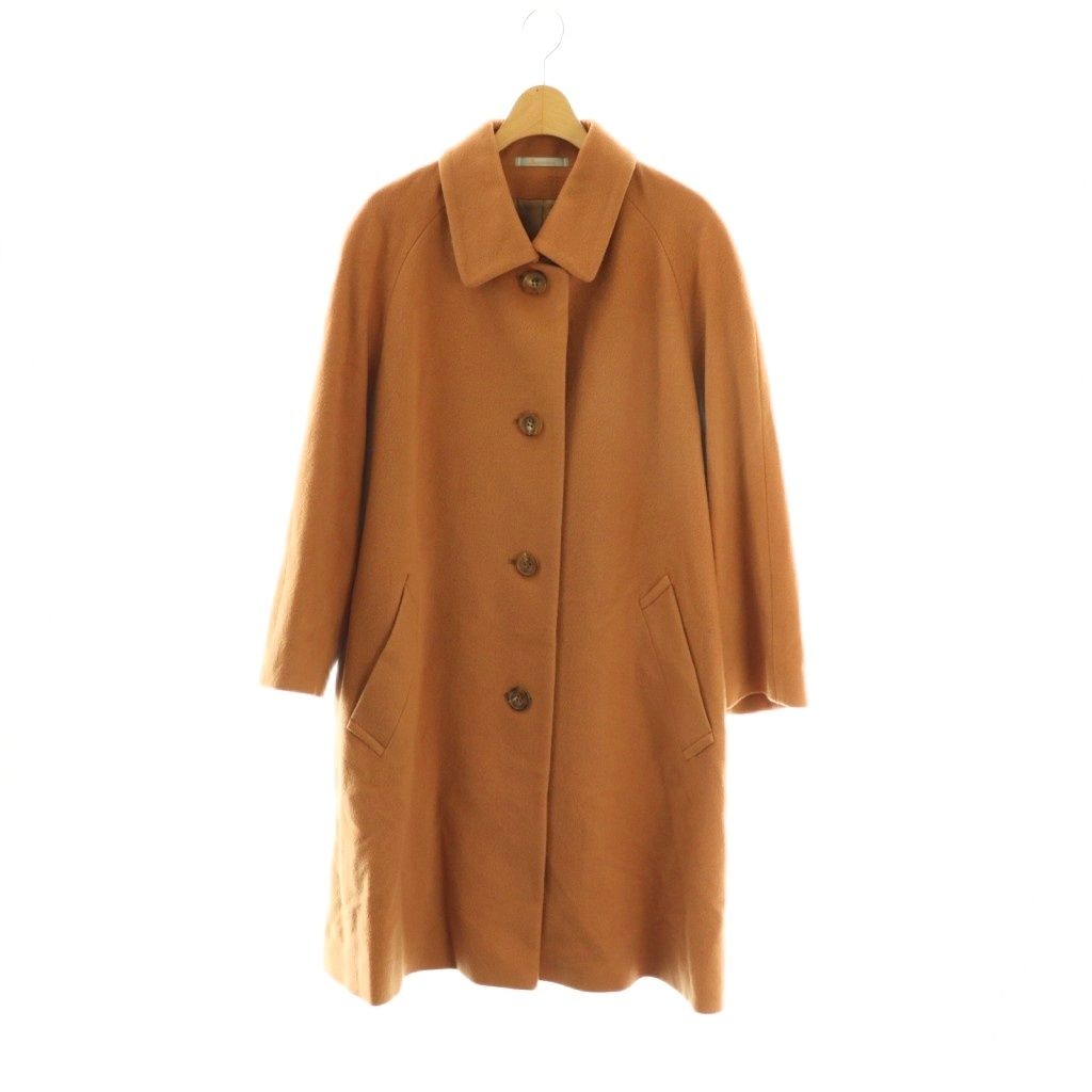 アクアスキュータム AQUASCUTUM ステンカラーコート アウター ウール 9 ブラウン /CX ■GY62