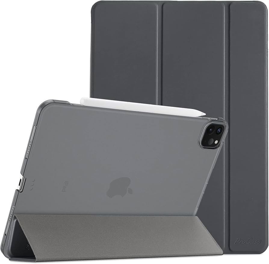 iPad Pro 12.9 ケース 第6/5/4/3世代 グレー - メルカリ