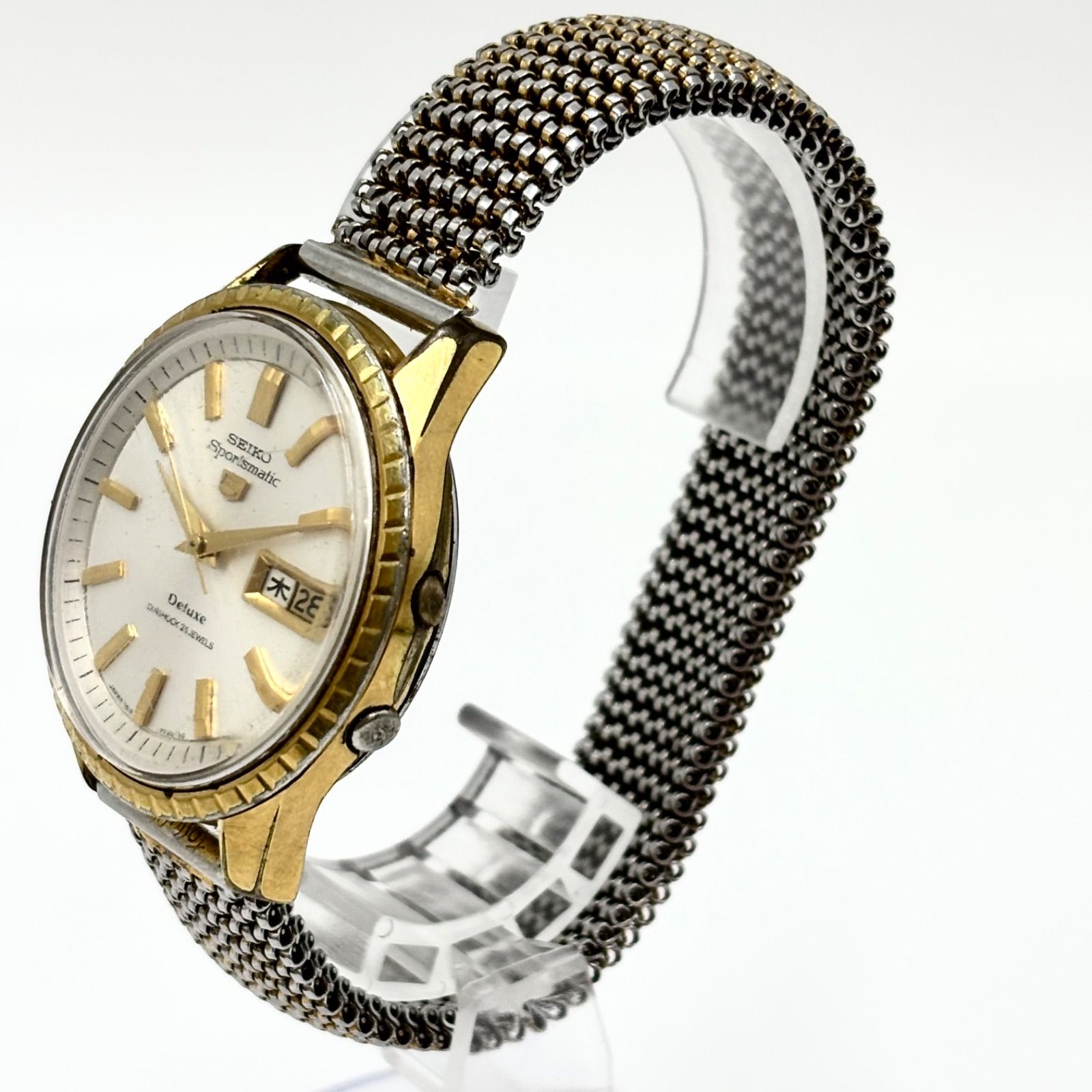 メンズ 【稼動/60s】SEIKO Sportsmatic 5 Deluxe セイコー スポーツ 