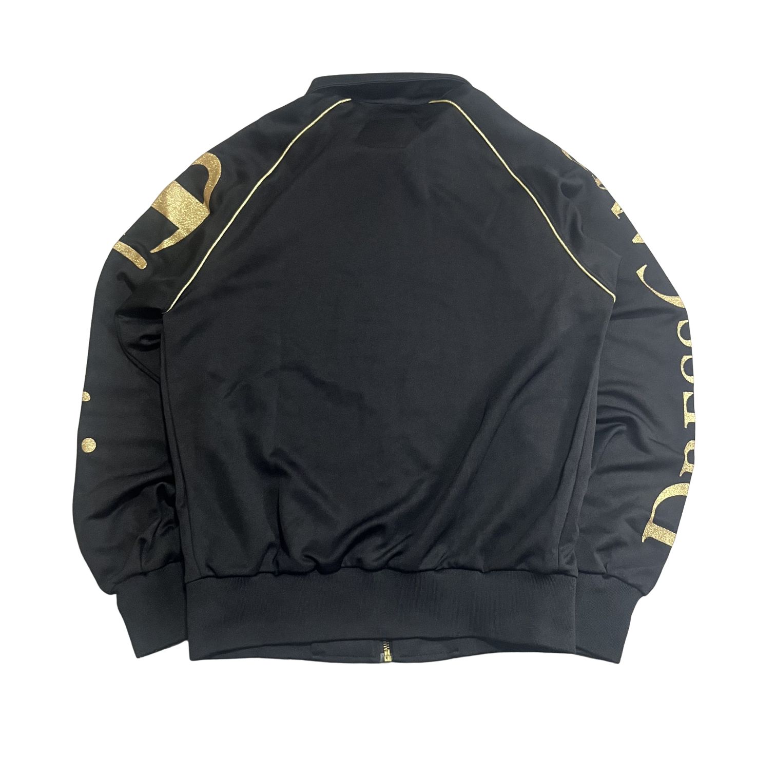 Champion DRESS CAMP ジャージ トラックジャケット 黒 金ロゴ