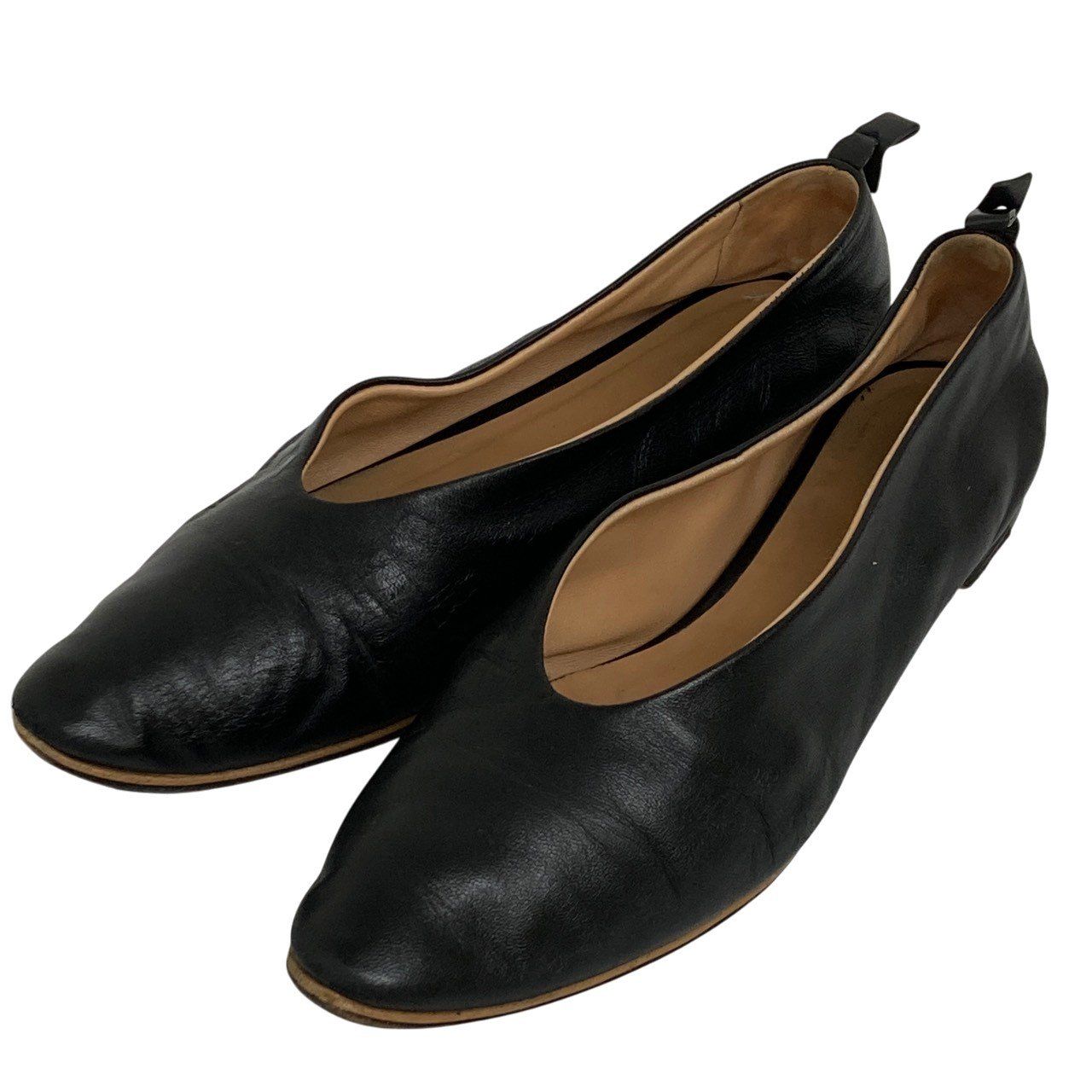 BOTTEGA VENETA/ボッテガヴェネタ/フラットシューズ/レザー/ポインテッドトゥ/サイズ36/レディース/ブラック/RS1184