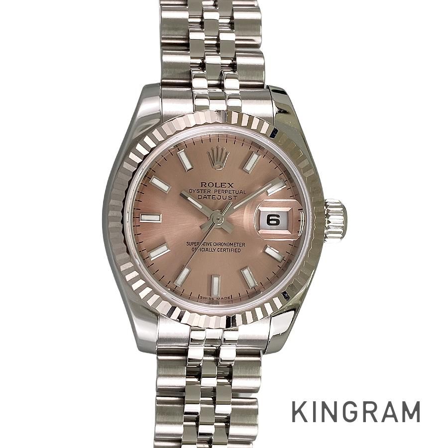 ロレックス ROLEX デイトジャスト 179174 SS WG 自動巻 レディース 腕時計 ss【中古】