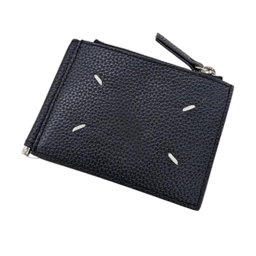 Maison Margiela メゾンマルジェラ マルタンマルジェラ WALLET SLIM マネークリップ 折り財布 ブラック系 レザー 6564