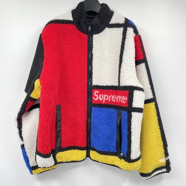 【中古】Supreme 20AW Reversible Colorblocked Frece サイズM 　リバーシブルジャケット　シュプリーム[17]