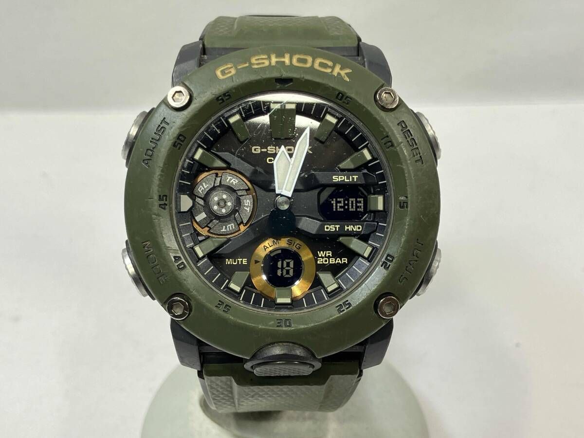 CASIO カシオ G‐SHOCK GA-2000-3AJF クォーツ カーボン ウォッチ 