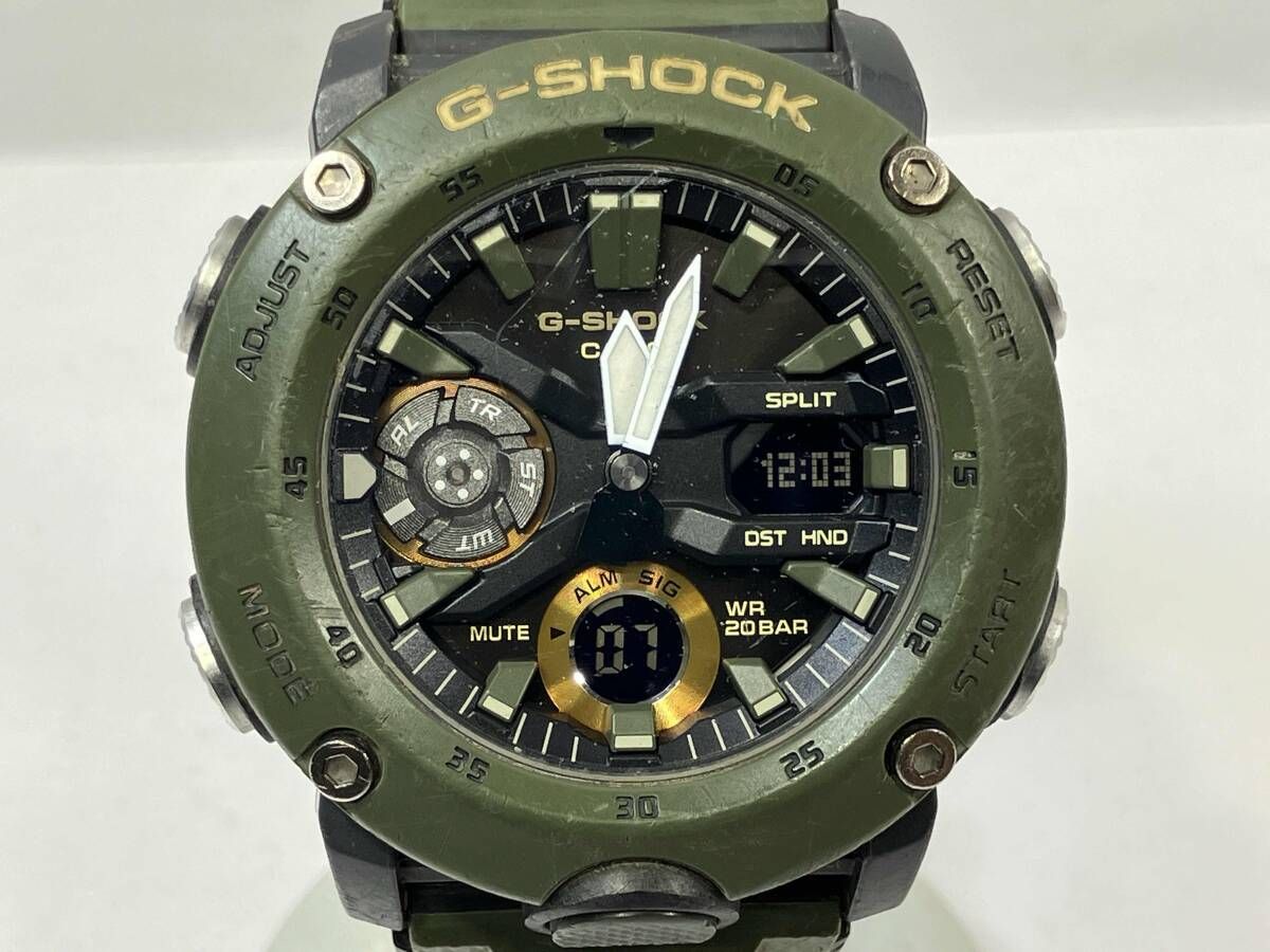 CASIO カシオ G‐SHOCK GA-2000-3AJF クォーツ カーボン ウォッチ