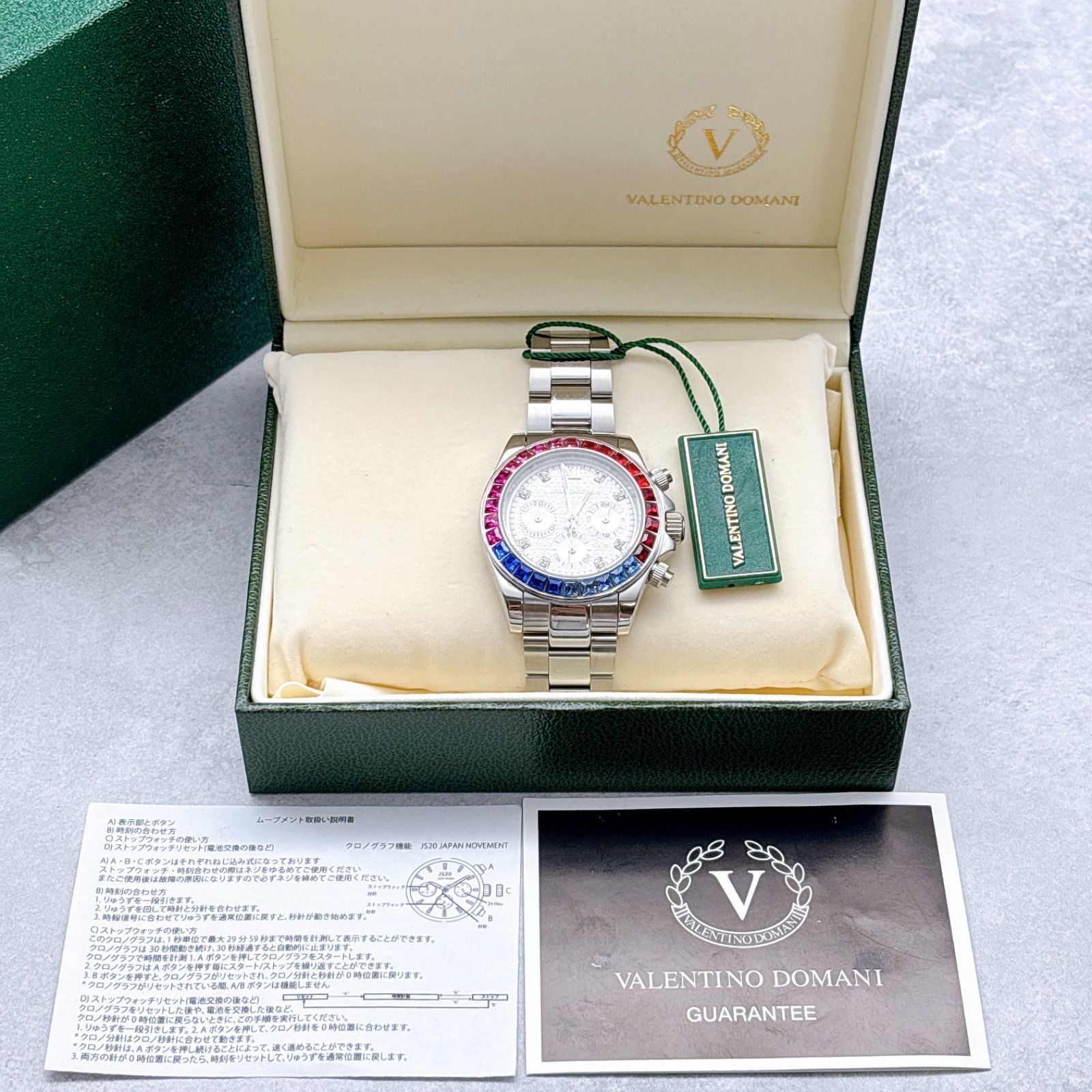 VALENTINO DOMANI メンズ腕時計 クロノグラフ クォーツ 269
