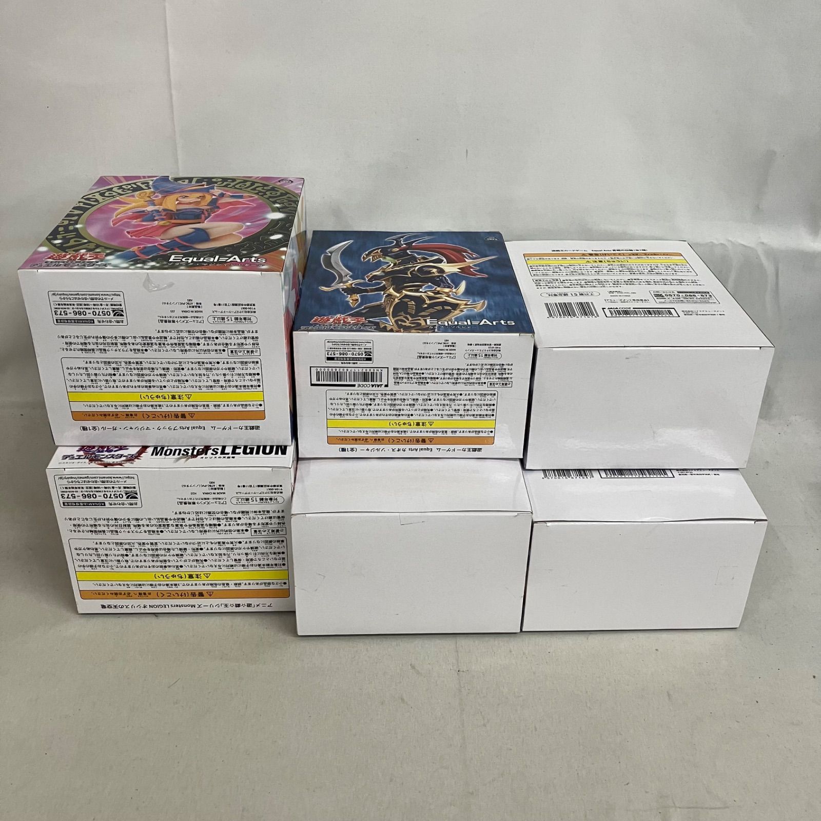 未開封 遊戯王 Equal=Arts Monsters LEGION フィギュア 6個セット