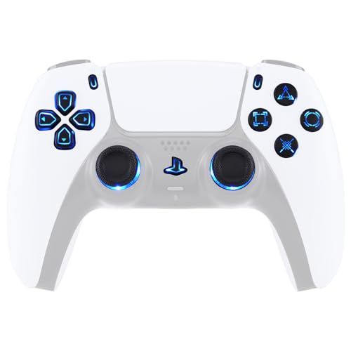 コントローラー本体ではなく、eXtremeRate ps5コントローラー（BDM-030&BDM-040&BDM-050）に対応用ピュアカラー多色発光十字キー＆サムスティック＆シェアオプション＆ホームフェイスボタン、DTF V3 LEDキット 09c1292f