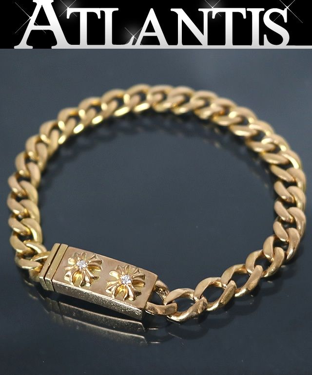 CHROME HEARTS 銀座店 クロムハーツ 22K 2CHX ミニID ブレスレット 2P
