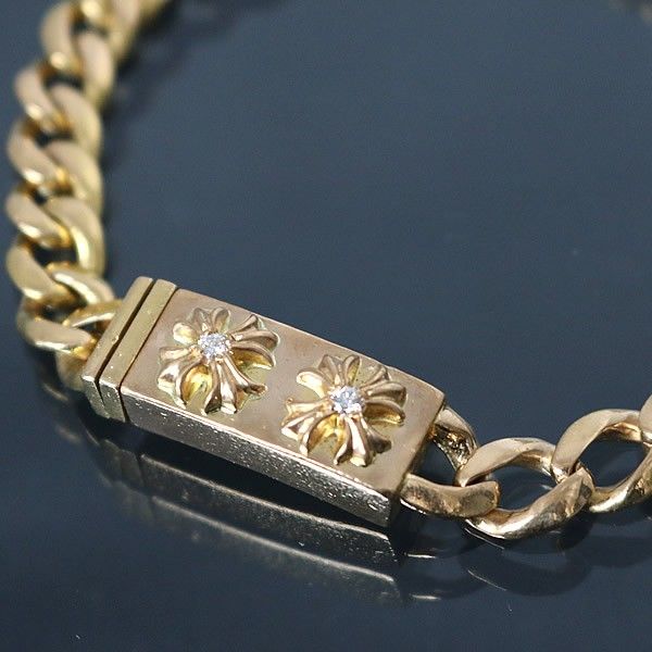 CHROME HEARTS 銀座店 クロムハーツ 22K 2CHX ミニID ブレスレット 2P