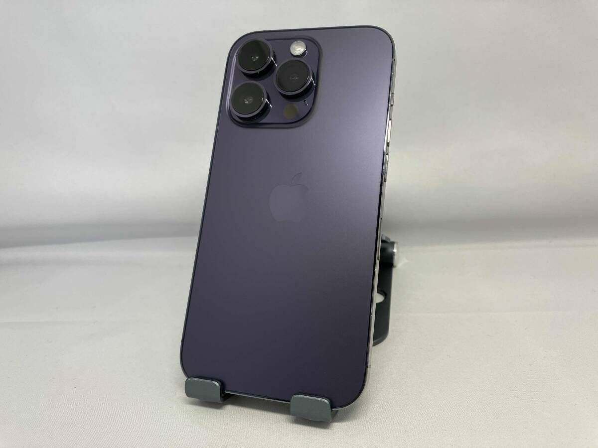 au 【SIMロックなし】MQ1E3J/A iPhone 14 Pro 256GB ディｰプパｰプル au