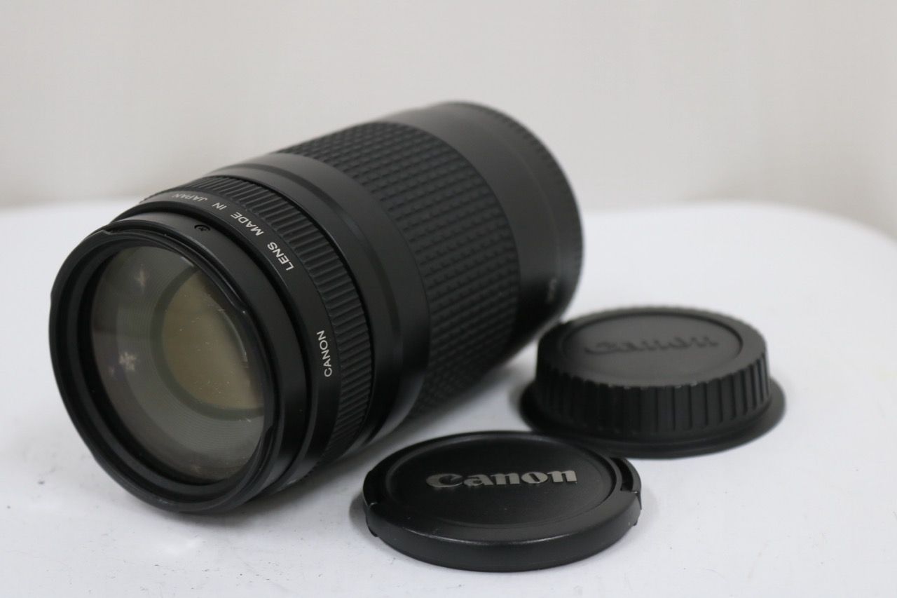 【返品保証】 キャノン Canon EF 75-300mm F4-5.6 II 前後キャップ付き レンズ e10799 7,384円