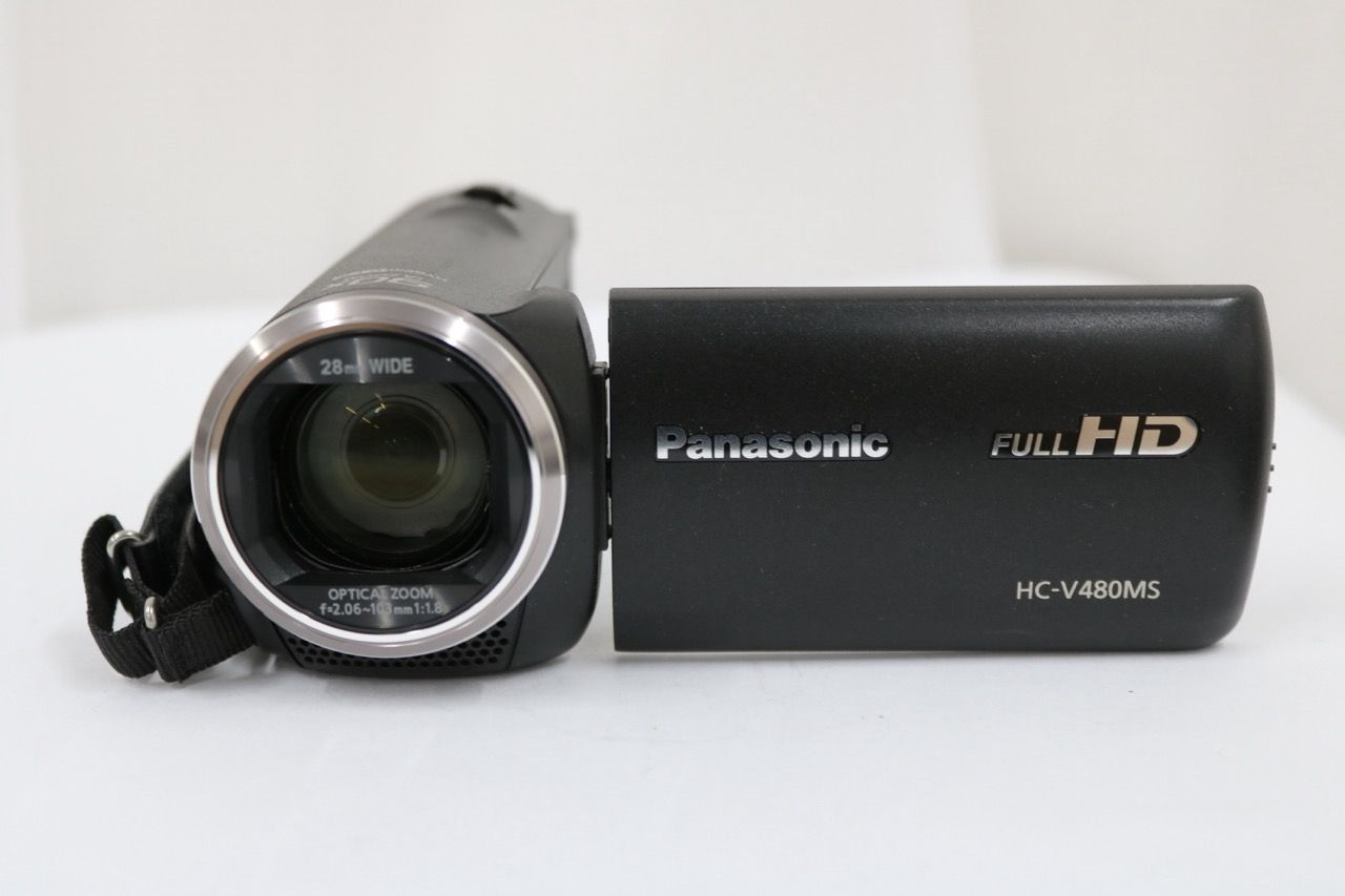 返品保証】 【元箱付き】パナソニック Panasonic HC-V480MS ブラック