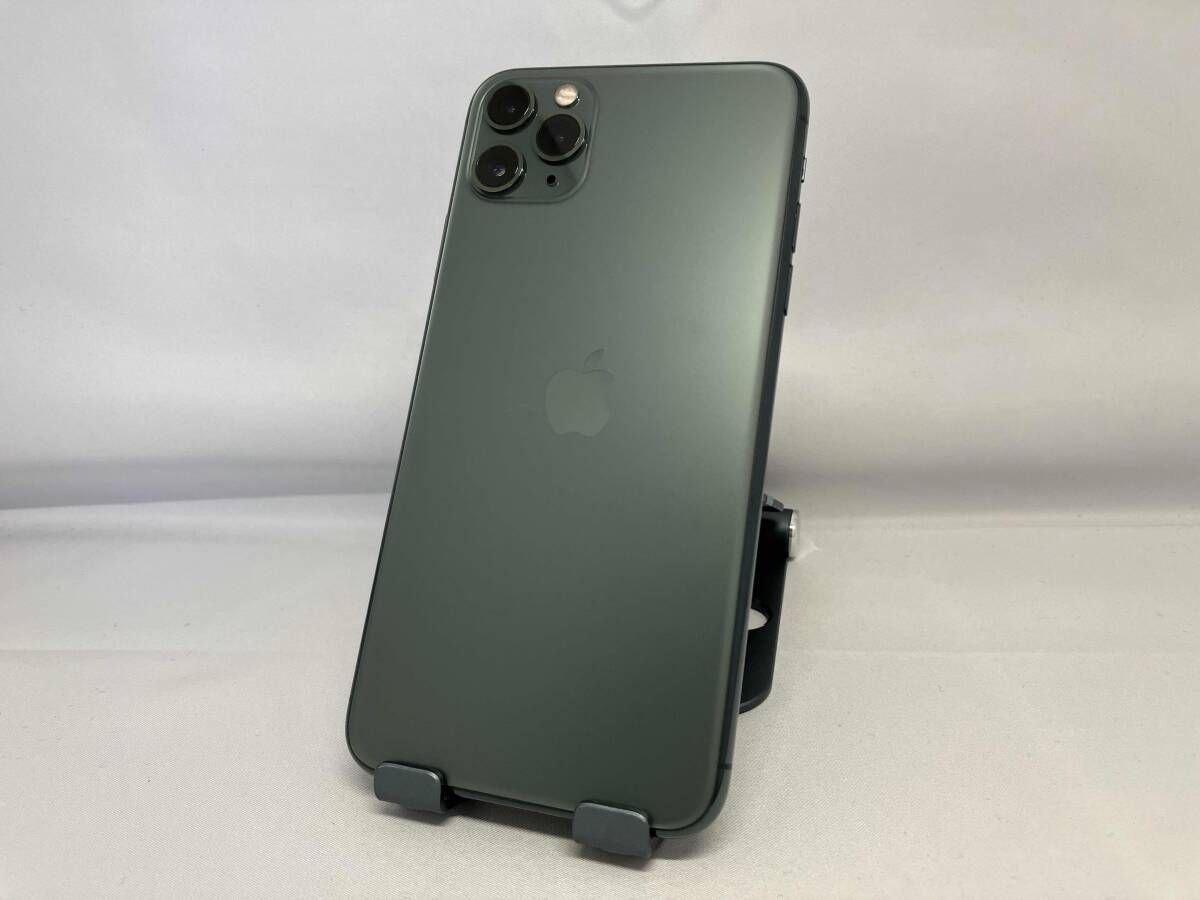 SoftBank 【SIMロックなし】MWHM2J/A iPhone 11 Pro Max 256GB ミッドナイトグリｰン SoftBank