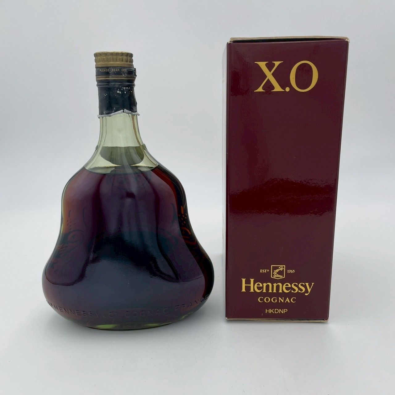 HENNESSY X.O ヘネシー 金キャップ グリーンボトル コニャック 