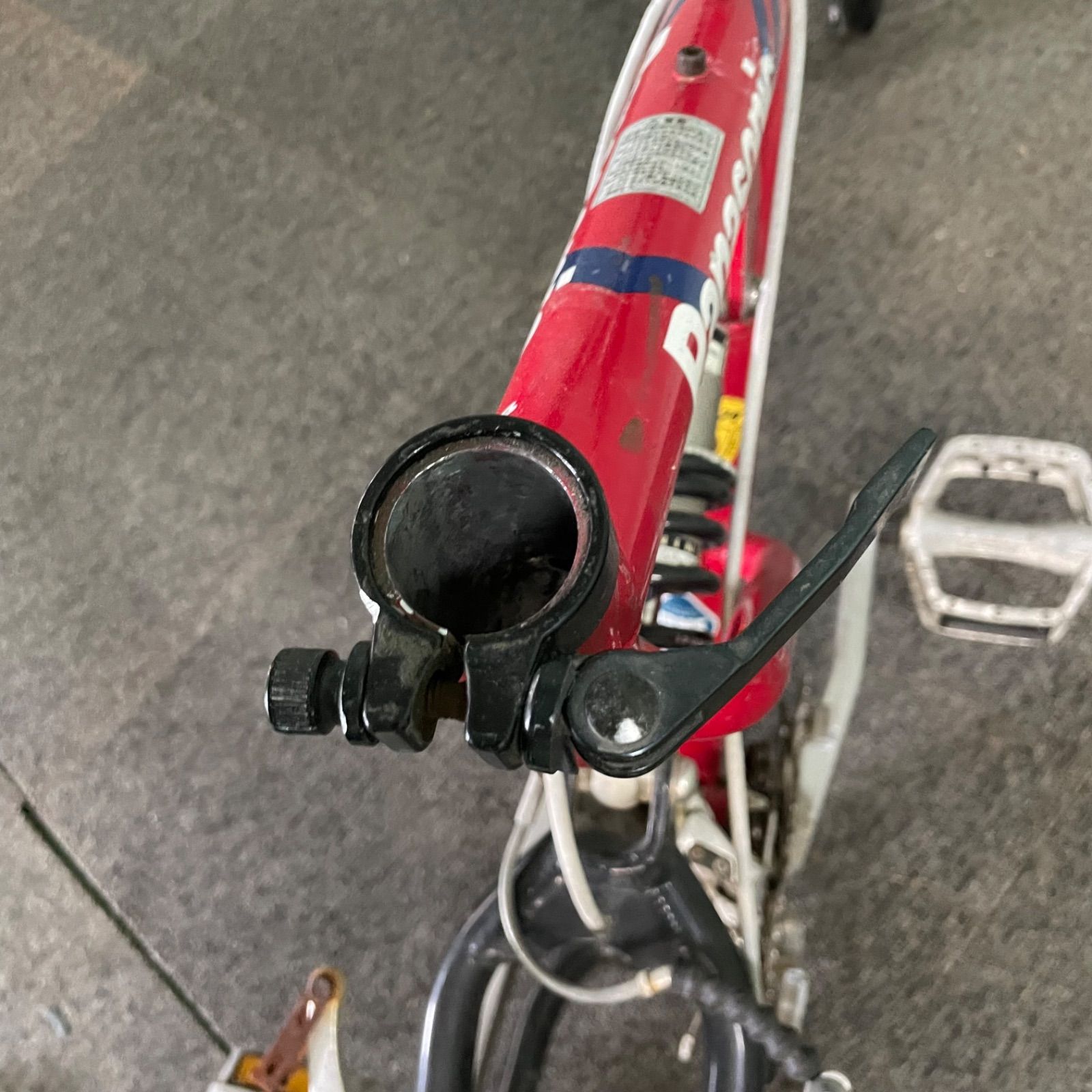 ♭ Panasonic マウンテンバイク 赤 自転車 現状品 部品取り - メルカリ