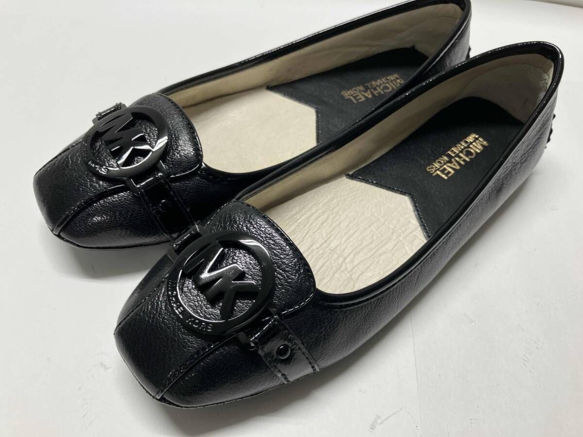 MICHAEL KORS フラットシュ-ズ 7M（約24cm） ブラック マイケルコース
