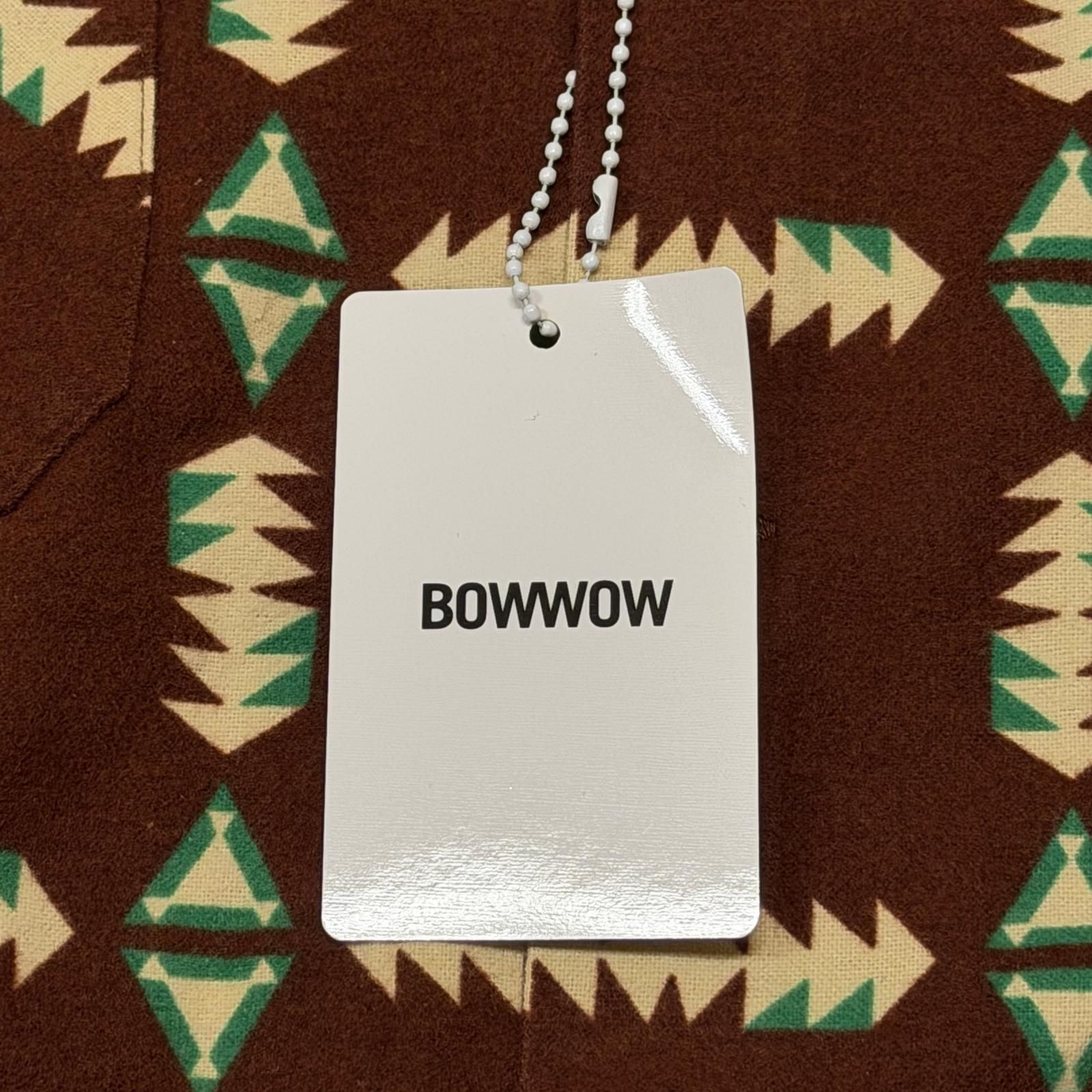 メンズ 参考上代31900円 未使用 BOWWOW 25AW NAVAJO PRINT FLANNEL