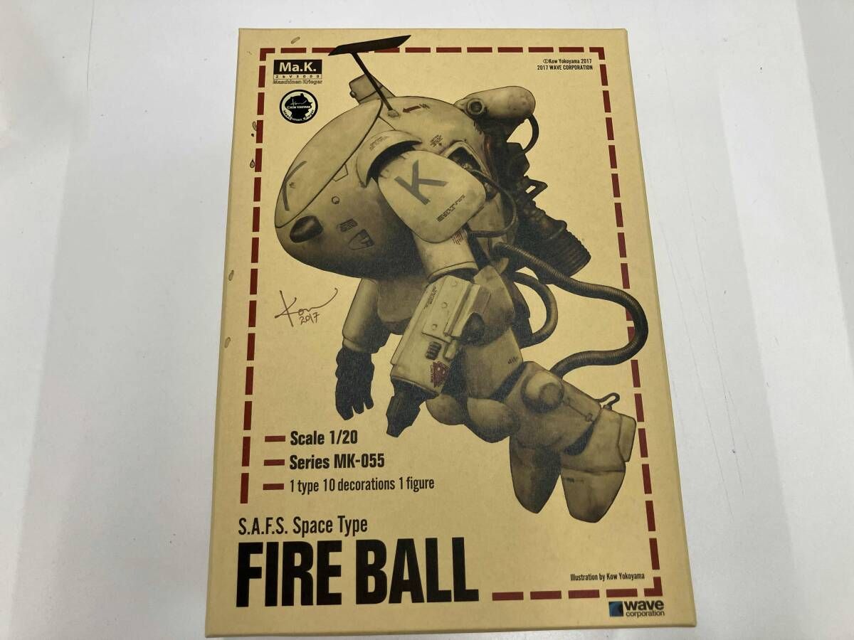 プラモデル ウェーブ 1/20 S.A.F.S. Space Type ファイアボール Ma.K. マシーネンクリーガー