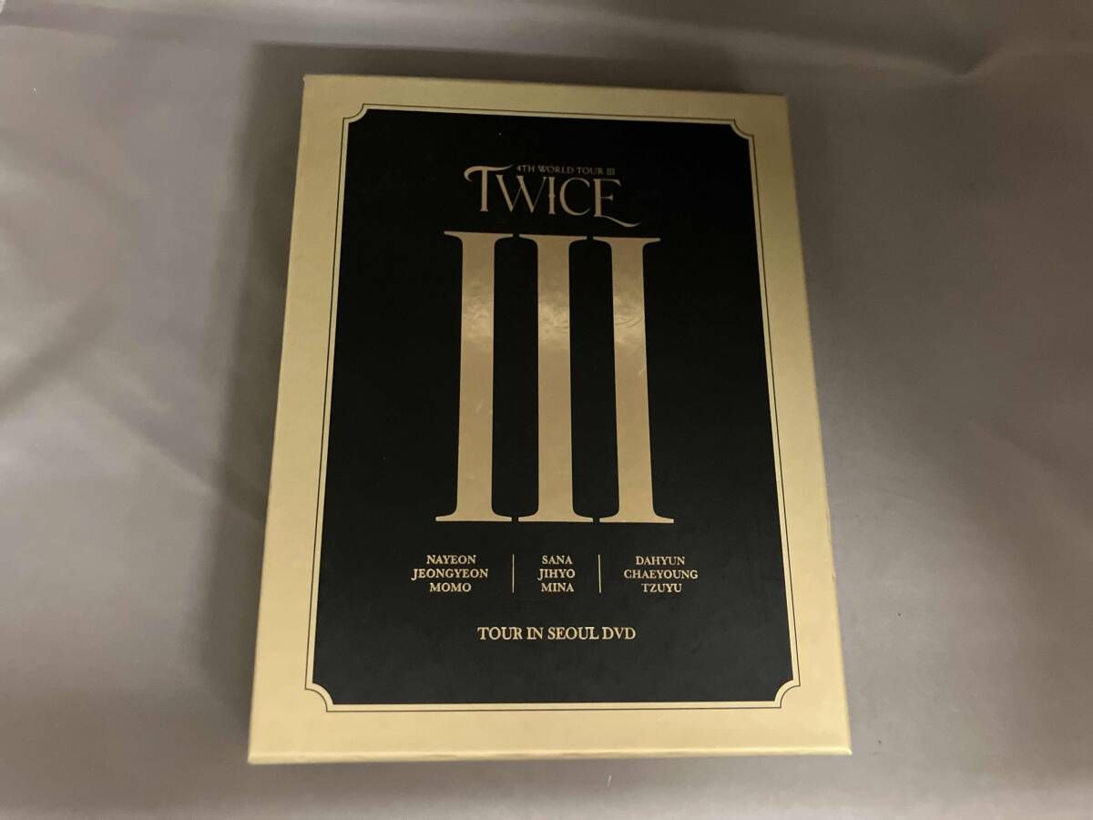 付属品欠品 DVD 【輸入版】TWICE 4TH WORLD TOUR Ⅲ IN SEOUL(完全数量
