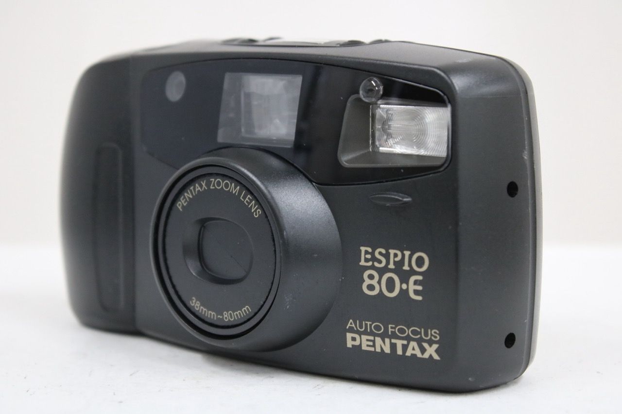 【返品保証】 ペンタックス Pentax ESPIO 80E ブラック 38mm-80mm コンパクトカメラ e10834