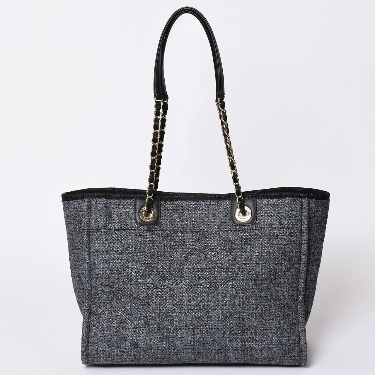 極美品 CHANEL シャネル Deauville ドーヴィル チェーントートバッグ