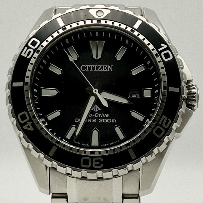 【本体のみ】 CITIZEN シチズン エコドライブ ソーラー腕時計 E168-S111501 稼動品