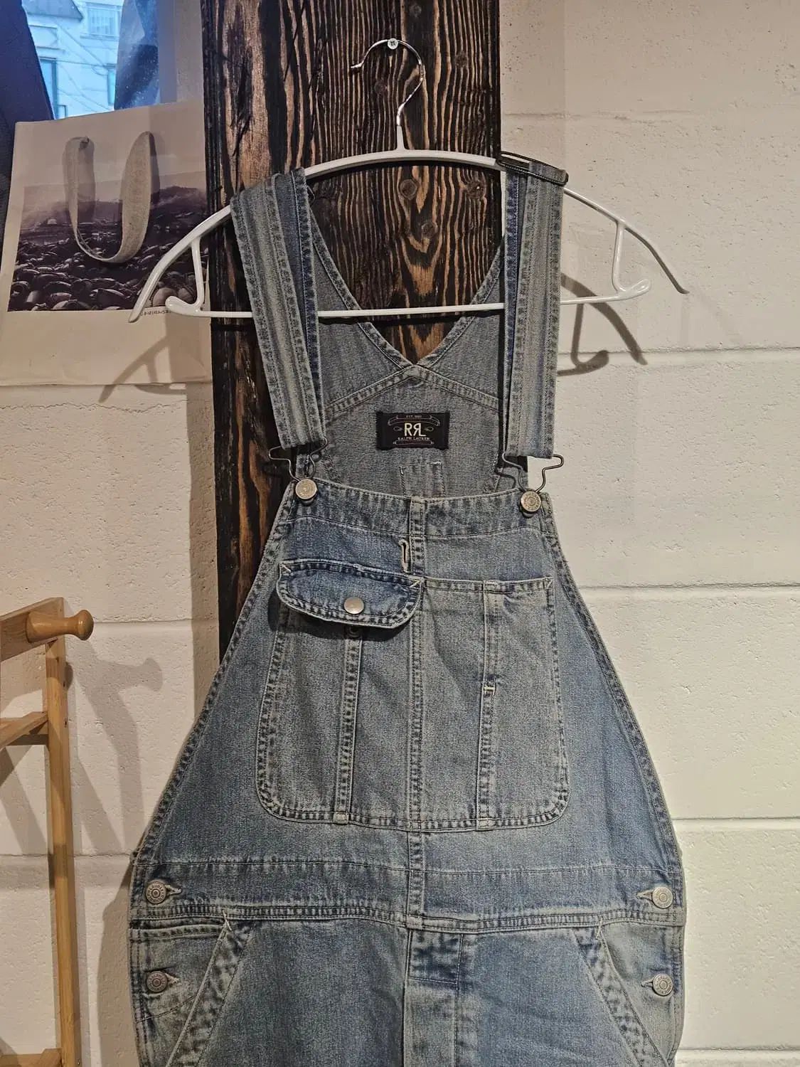 90s RRL(ダブルアールエル) オーバーオール デニム