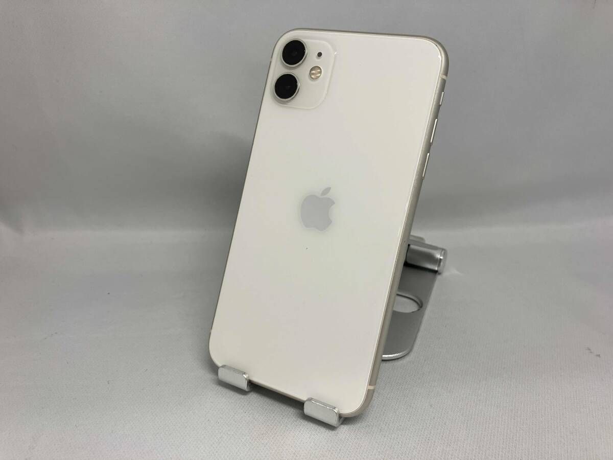 au 【SIMロックなし】MWM22J/A iPhone 11 128GB ホワイト au-数量限定