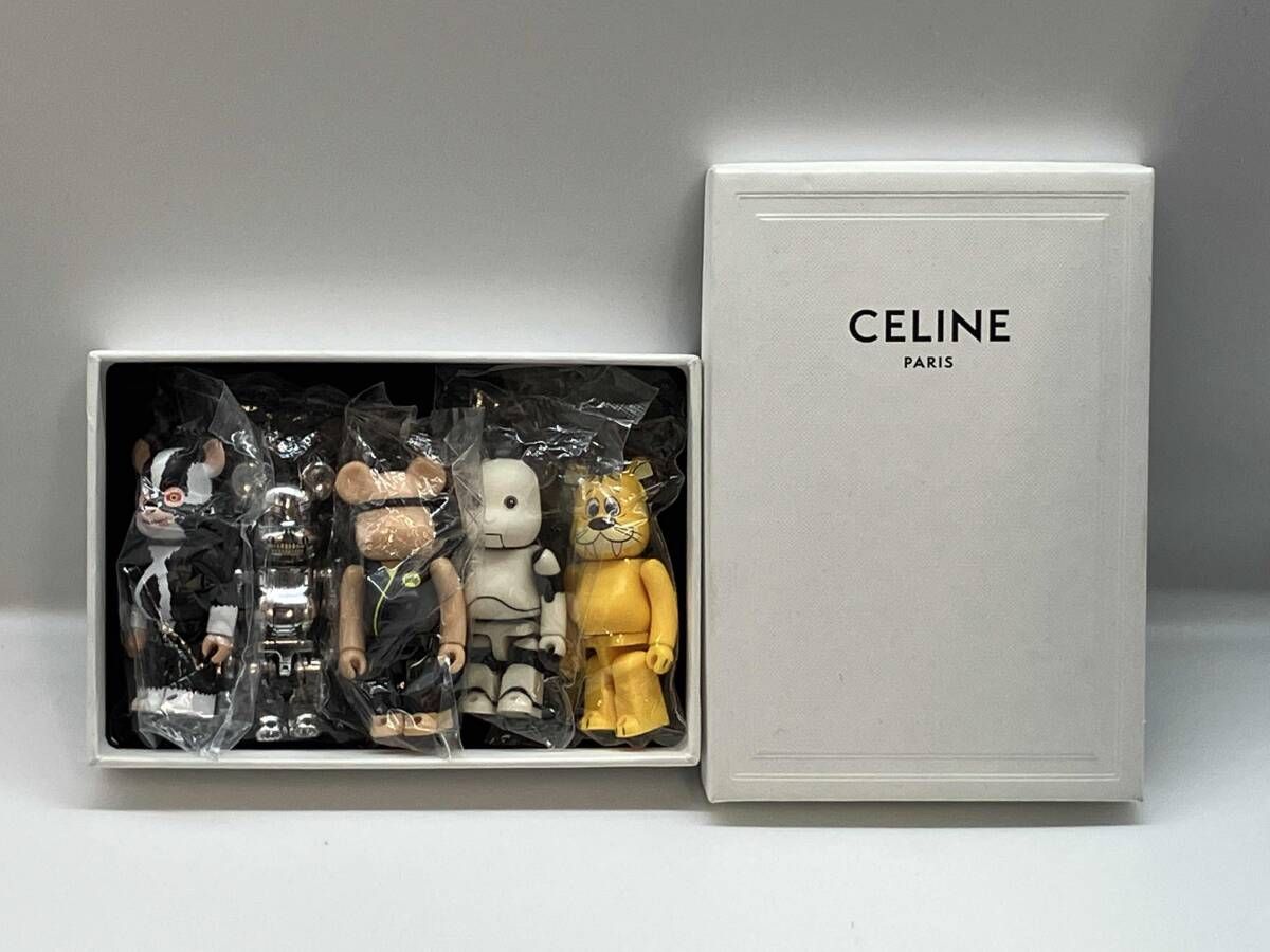 BE@RBRICK ベアブリック くま型フィギュア4体 アニマル1体 セット Medicom Toyメディコムトイ社 テディベア生誕100周年記念 セリーヌコラボ