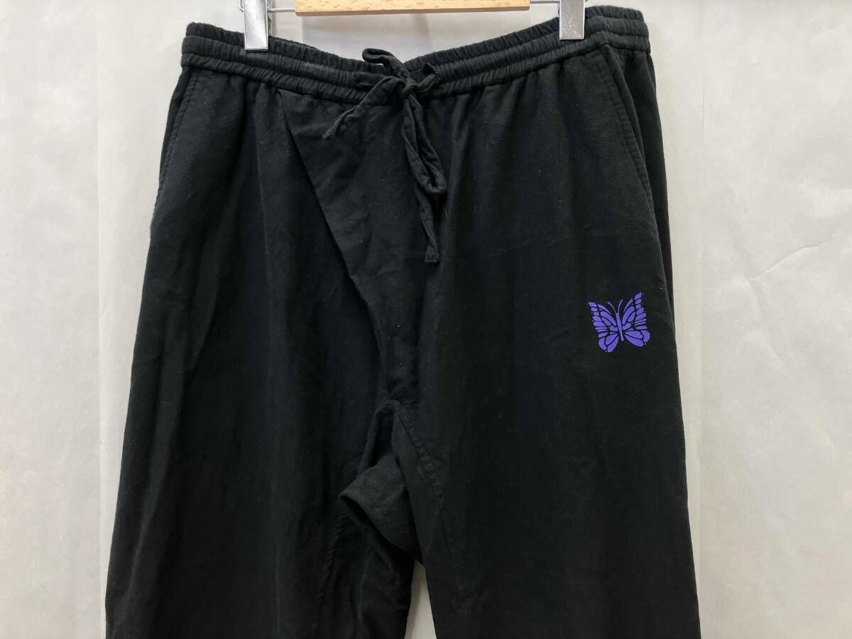 NEEDLES ロングパンツ NS239PT ブラック Lサイズ