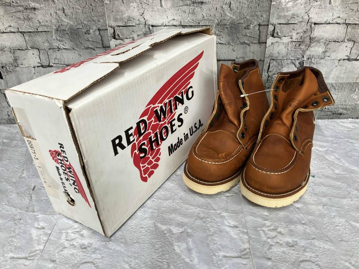 【DEADSTOCK】 REDWING classic moc レッドウィング クラシックモック アイリッシュセッター 7サイズ 25.0cm アメリカ製