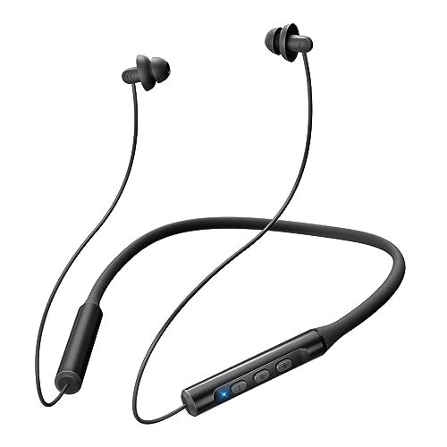 寝ホン ワイヤレス 睡眠用イヤホン Bluetooth 5.2 寝ながらイヤホン ネックバンド USB充電 音質良い 音楽再生 ハンズフリー通話 高遮音性 超小型 リモコン マイク付き 約13H使用時間 iPhone&iPad&Android 25f78bf9