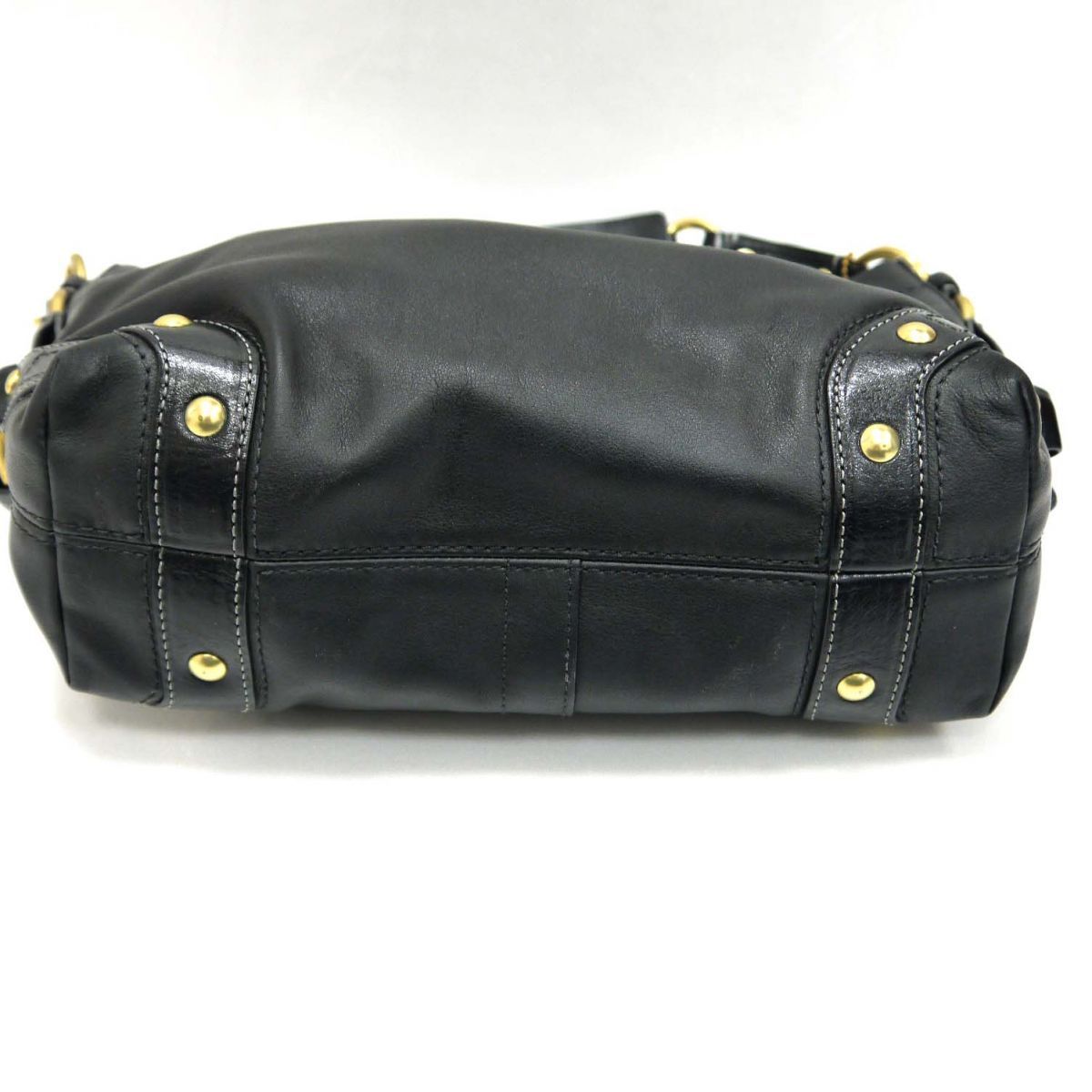 ◇COACH コーチ カーリー ワンショルダーバッグ 牛革 レザー 肩掛け 