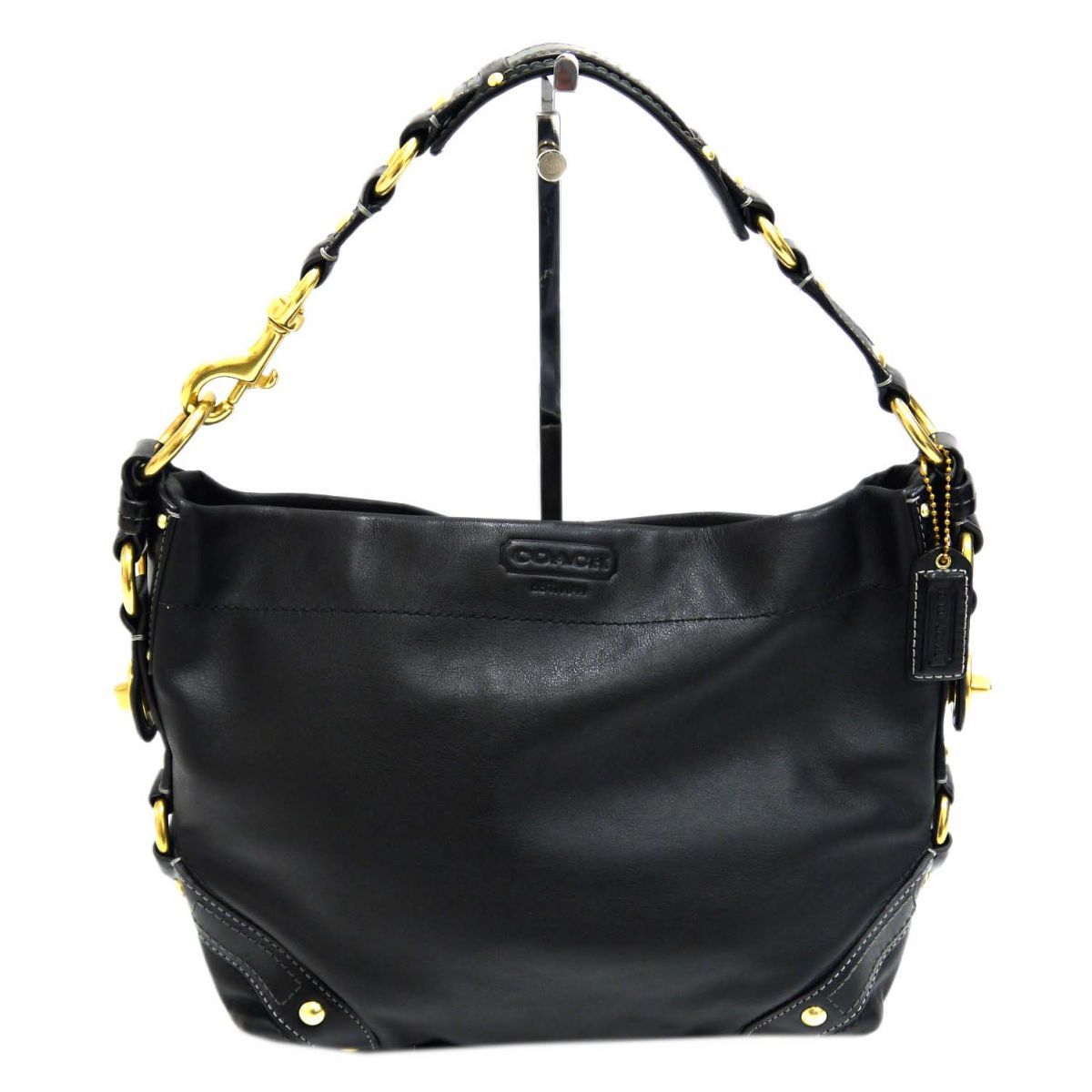 希少 COACH シグネチャー ターンロック ホーボー ワンショルダーバッグ COACH コーチ ワンショルダーバッグ シグネチャーホーボー ターン