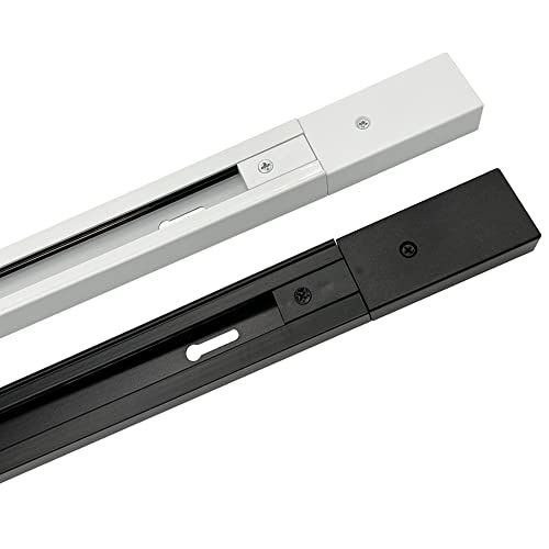 直付専用型 黒 白 配線ダクトレール ライティングレール 照明器具 (150cmダクトレール, ブラック)pms 7a517ef2