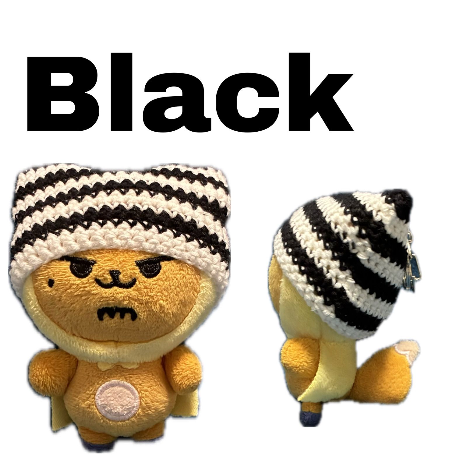TXT プルバトゥ ファンチュン ボーダー 猫耳帽子 ぬい服 ハンドメイド