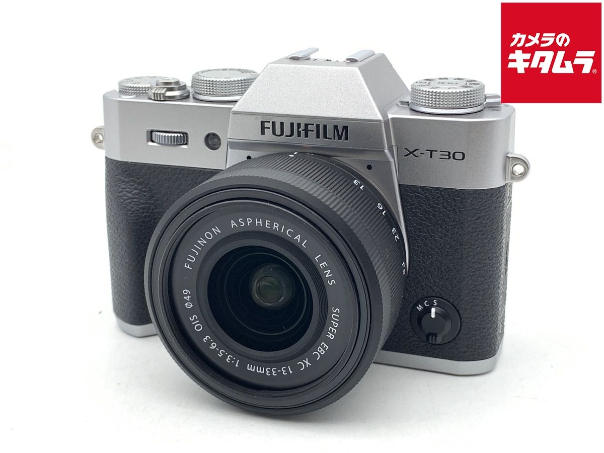 【中古】 【良品】 フジフイルム X-T30III XC13-33mmレンズキット シルバー