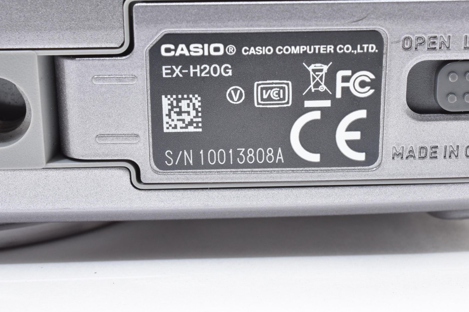【動作確認済み】CASIO EXILIM EX-H20G EX-H20G - デジタルカメラ - CASIO